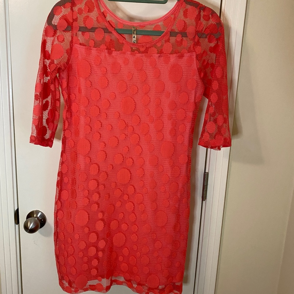 Fresh of LA dress 3/4 inch sleeve Sz: SM